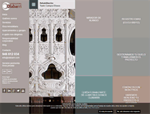 Tablet Screenshot of olabarri.com